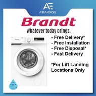 BRANDT WFBS14QWA 10KG INVERTER WHITE FRONT LOAD WASHING MACHINE