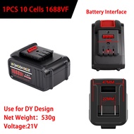 2988Vf/1688Vf 59800mAh Rechargeable DAYI Lithium Battery Mesin Rumput Bateri Impact Drill Grinder Im