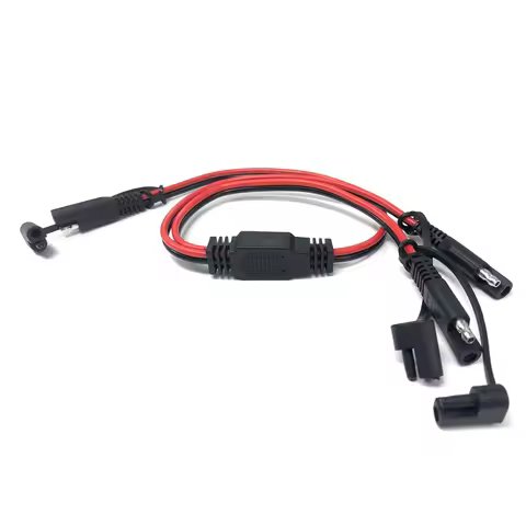 SAE Splitter Cable SAE Connector SAE Power Automotive Adapter Cable 1 To 2 SAE Extension Cable Dust 