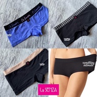 [FULL TAG] LASENZA Soft Seamless Boyshort Panty #3 2Tone Signature Ultrasoft Modal Panties Underwear