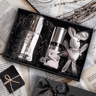 【手沖咖啡套裝禮盒】磨豆機/雙層玻璃濾杯組 情人節送禮 生日禮