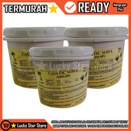 Caustic Soda Powder 1kg Caustic soda Cleaner Unclogs Drains Naoh Powder Anti-Clog Toilets Removes Cl