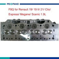 F8Q 610 714 722 724 764 768 774 776 cylinder head 908148 for Renault 19/19 II Clio 21 Express Megane