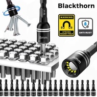 BLACKTHRON Hex Magnetic Socket Wrench Set with 8mm and 42mm Adapters for Versatile ScrewdriverUse