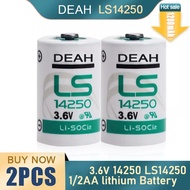 1-10PCS 3.6V 14250 LS14250 1/2AA TL-5902 Lithium Battery For PLC Electricity Water Gas Meter Real Ti