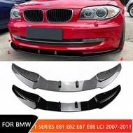 For BMW 1 Series E81 E82 E87 E88 LCI Standard Model 2007-2011 Car Front Bumper Lip Body Kit Bottom S