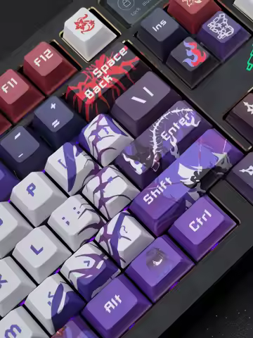 Honkai: Star Rail Raiden Bosenmori Mei Acheron complete set of original factory height keycaps
