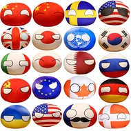 Funny Polandball 10cm Countryballs Toy Plush Pendant Plush Doll Countryball USSR USA FRANCE RUSSIA U
