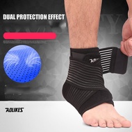 Sports Feet Cross Winding Ankle Dual Protector Guards Belt Bracer Bandage