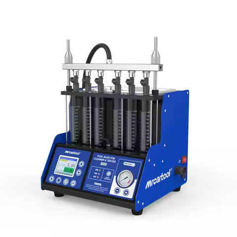 MRCARTOOL V310 Car Fuel Injector Tester Cleaning Machine 6 Cylinder Inspection Tool GDI Fuel Injecto