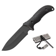 Schrade Frontier Extreme Survival 5.05" 1095 Carbon Steel Knife with Sharpener and Fire-starter