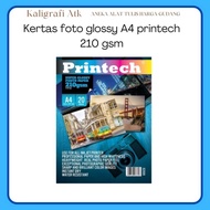Glossy Printech A4 210 gsm photo paper