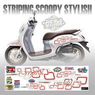 STRIPING MOTOR SCOOPY STYLISH 2021 - STIKER STRIPING VARIASI MOTOR SCOOPY STYLISH