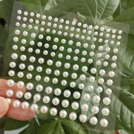带背胶平底珍珠贴纸泪眼妆舞台妆创意妆T台走秀化妆师diy配饰白色2026.6.20
