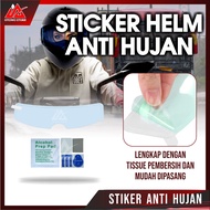 BISA BAYAR DI TEMPAT ! 100% ORIGINAL ! ANTI HUJAN HELM STIKER STICKER ANTI EMBUN AIR HUJAN KACA HELM