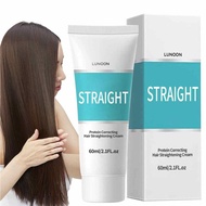 60ml Protein Correction Straightening Cream Smoothing Cream Hair Care Repair Split Damaged Tension-free Straightening Frizz W1Z1
