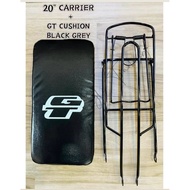 GT CUSHION / GT 20”inch Carrier Dan Cushion Basikal Lajak, Basikal Nyamuk, Bicycle Sprintest