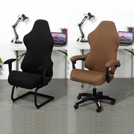 【lz】▼☃♦  Jacquard Gaming Chair Cover poltrona elástica Slipcovers Home Office Game Hall Cadeiras de computador