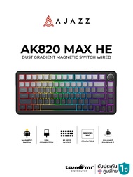 คีย์บอร์ดเกมมิ่ง Ajazz AK820 Max HE Dust Gradient Magnetic Switch Wired Gasket Mechanical Keyboard ร
