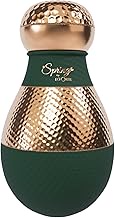 Spring Pure Copper Water Bottle Jug and Carafe, Premium Silicone Rubberised Coating (1500 Ml), Pack of 1 Bottle (Sea Green 1500)