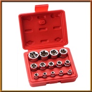 [chasoedivine.] 14Piece E-TORX Socket Set Premium Female Torx Socket Set Torque Socket Set