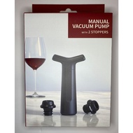 Wine Pump Vacuum Stoppers | Food Grade Wine Saver Set | Pump + 2x Plugs in Box | Local Stock