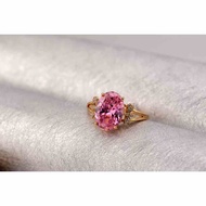 Suasa Pink 18k 375 Gold Ring