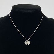 【二手】TIFFANY&Co. Return to Tiffany 雙心吊牌 925 銀項鍊 2.95克