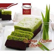 Bolu Brownies Amanda Rasa Srikaya Pandan