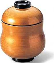 J-kitchens Miso Soup, Bowl, Hisago, Gold Gypsum, 3.0 x 3.9 inches (7.7 x 9.9 cm), Made in Japan