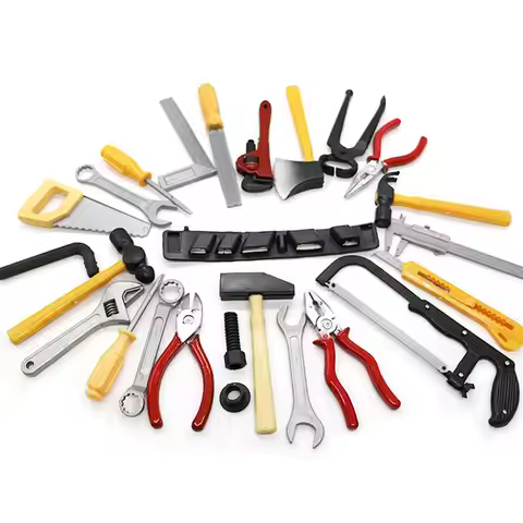 Educational Toys Safe Multifunction Plastic Toys Simulation Repair Tools Set Pretend Play Children M
