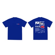 Honda Civic EK9 Type R tshirt Cotton STREETWEAR TEE  Oversize Short Sleve T-Shirt Printed Shirt