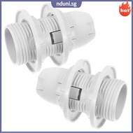 🖼️ 2Pcs E14 Plastic Lamp Holder Socket for Home Use White Table Floor and Ceiling Lamps