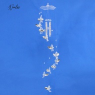 [noels.my] AU Butterfly Angel Wind Chimes Bells Decor Aluminium Alloy Hanging for Yard Gard
