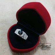 cincin lelaki permata hitam silver 925, cincin lelaki perak 925 batu hitam, silver 925 men ring in b
