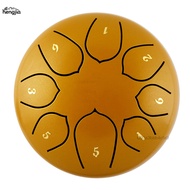 6 นิ้ว 8 หมายเหตุ Handpan กลองกลองค้อนสติกเกอร์ Finger Picks Rain CHIME Rain กลองเครื่องดนตรีสำหรับโ