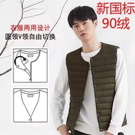 MUJI MUJI ฤดูใบไม้ร่วงและฤดูหนาวบางเบา Down Jacket ผู้ชายลงถุงน้ำดีขนาดบวกด้านใน Underwear Thin Warm