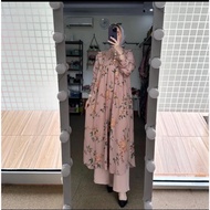 Setelan Jumbo Wanita Busui Friendly Shamma One Set Long Tunik Rayon Diamond Celana Crinkle Premium