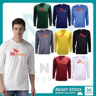 SK magic LONG SLEEVE Home Appliance WATER PURIFIER FOR MEN & WOMEN Uniform COMPANY SHIRT BAJU COLLAR