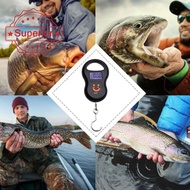 50kg/10g Portable Electronic Hanging Scale Lcd Digital Scale Fishing Scale Weights Luggage W9c4