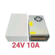 power supply jaring 24V 10A switching power supply 24 volt 10 Amper +fan
