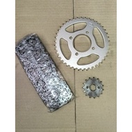 GPX LEGEND 250 TWIN - SPROCKET SET WITH CHAIN (428)