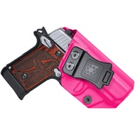 Amberide IWB KYDEX Holster Fit: Sig Sauer P938 Pistol, Inside Waistband Concealed Carry, Adjustable 