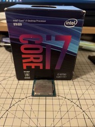 CPU Intel Core i7-8700 有盒 有原裝散熱器