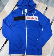 現貨 iShoes正品 Reebok Training Linear Hoodie 男款 藍 連帽 外套 FK6117