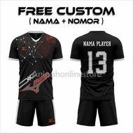 [ Free Sablon ] Cod Baju Voli Pria Wanita Satu Set Kaos Olahraga Pria Stelan Futsal Dewasa