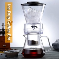 TAC Ice Drip Coffee Pot Glass Coffee Maker Regulatable Dripper Filter Cold Brew Pots Ice Brewer Percolators Espresso Coffee