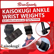 Kaisokugi Ankle Wrist Weights | Adjustable Weight Sand Filled Arm Wrist Weight Bag