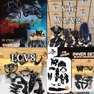 100% ORIGINAL YAMAHA HLY INNER KILAT Y15 V1 V2 LC135 Y16 V1 V2 LC135 V8 INNER DIAMOND INNER HITAM KI