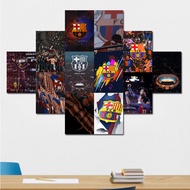 POSTER DINDING KLUB BOLA AESTHETIC DEKORASI KAMAR FC BARCELONA DESAIN STIKER ARTCARTON - SC79